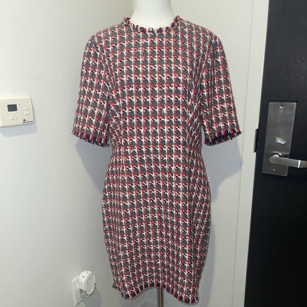 Linton x LK Bennett Danna Red Tweed Dress